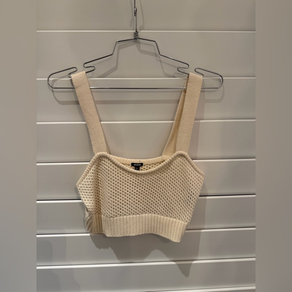 MONROW CROCHET CROP TANK